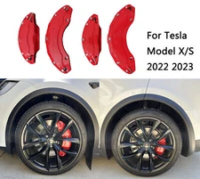 Brake Caliper Covers For Tesla Model S/X 2022-2025 Accessories With Letter Decal