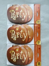 American Greetings Halloween Party Invitations Lot Of 3 / 8 Cards Each Deadstock