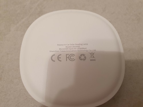 Baseus LED-Leseleuchte 2 in 1 Solar- und Kabelaufladung für Auto Nachtlicht - Bild 9 von 12