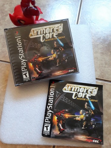 Armored Core Master Of Arena PS1 --CIB --MIT REGISTRIERUNGSKARTE--GETESTET
