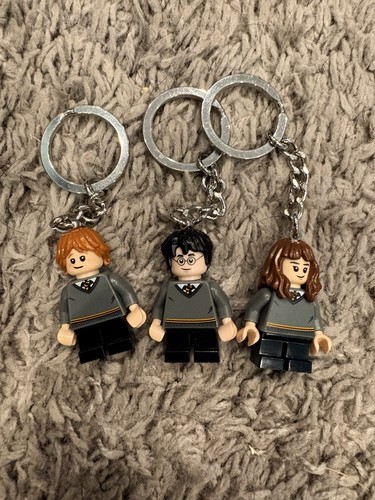 Lego Harry Potter Keychain Lot- Harry, Ron & Hermione