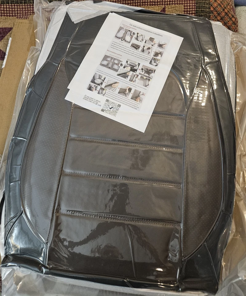 Fundas de asiento de cuero para Honda Pilot 2016-2025. Café transpirable/marrón nuevo. Foto 4 de 4