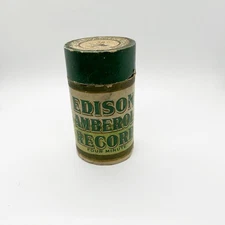 Edison Amberol Record with Cylinder- Antique Recording- Blue Danube