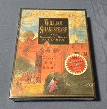 Rare New Sealed William Shakespeare: The Complete Works CD-ROM Windows Box CIB