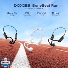 DOOGEE Bone Conduction Headphones, Open-Back Bluetooth Wireless Sports Headph...