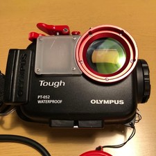 Olympus PT-052 Waterproof Camera Housing Red for Tough Series Underwater