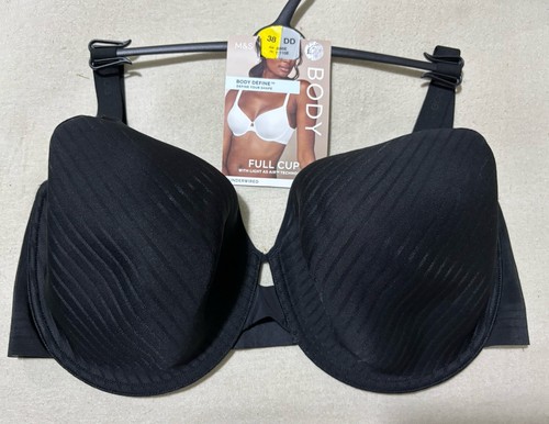 M&S BODY SHAPE DEFINITE BÜGEL LIGHT AS AIR VOLLSCHALEN BH schwarz Gr. 38DD