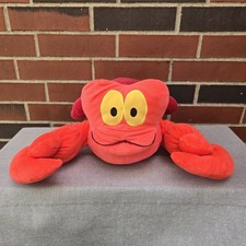 Disney Princess Little Mermaid Sebastian Jumbo XL Plush Stuff Animal Crab Red