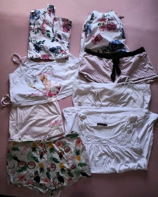Damen Kleiderpaket cardcaptor Sakura Anime Top Hose Shorts M 38 L 40 Rosa Weiß