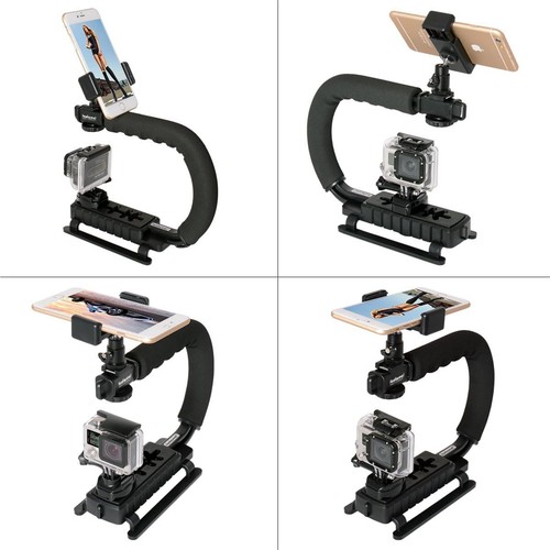 Fantaseal 4 In 1 C-shape Stabilizer Rig For Smartphone DSLR GoPro Camcorder - Picture 4 of 9