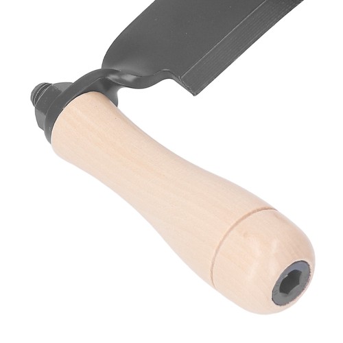 Coltello da Trafilo Curvo 8in Acciaio Tungsteno Lavorazione Legno Rasatura Abbaio Strumento Manuale ^ - Foto 13 di 24