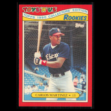 Carlos Martinez Rookie #18 1990 Topps ToysRUs Rookies Chicago White Sox Baseball