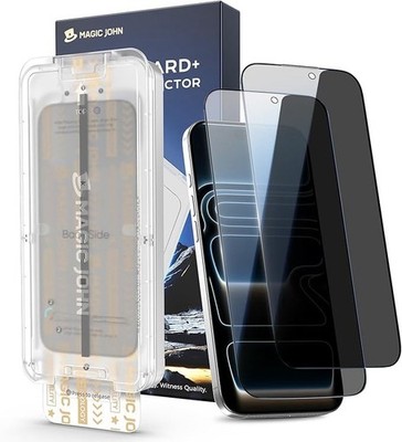 MAGIC JOHN iPhone 17 Pro Sichtschutzfolie (6,3 Zoll), 25-Grad-Schutzwinkel