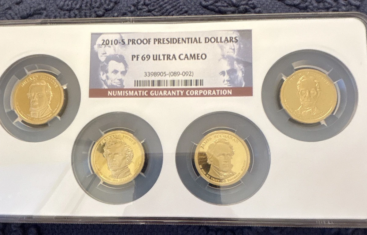 Proof NGC Grade PR 69 Presidential Dollar Coins (2007-Now) for