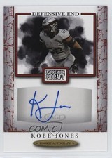 2021 Sage Premier Draft Auto Red Kobe Jones #A121 Auto