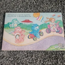 Care Bears Pizza Hut Sticker Book Play It Safe 1984 Vintage Promo 