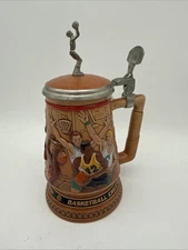 Vintage Avon A Century of Basketball Lidded Beer Stein