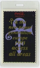 Prince 1993 Act II Concert Tour Vintage All Access Foil Laminated Backstage Pass