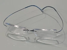 Silhouette rimless titanium glasses 5515 70 4640 10 150 blue lightweight
