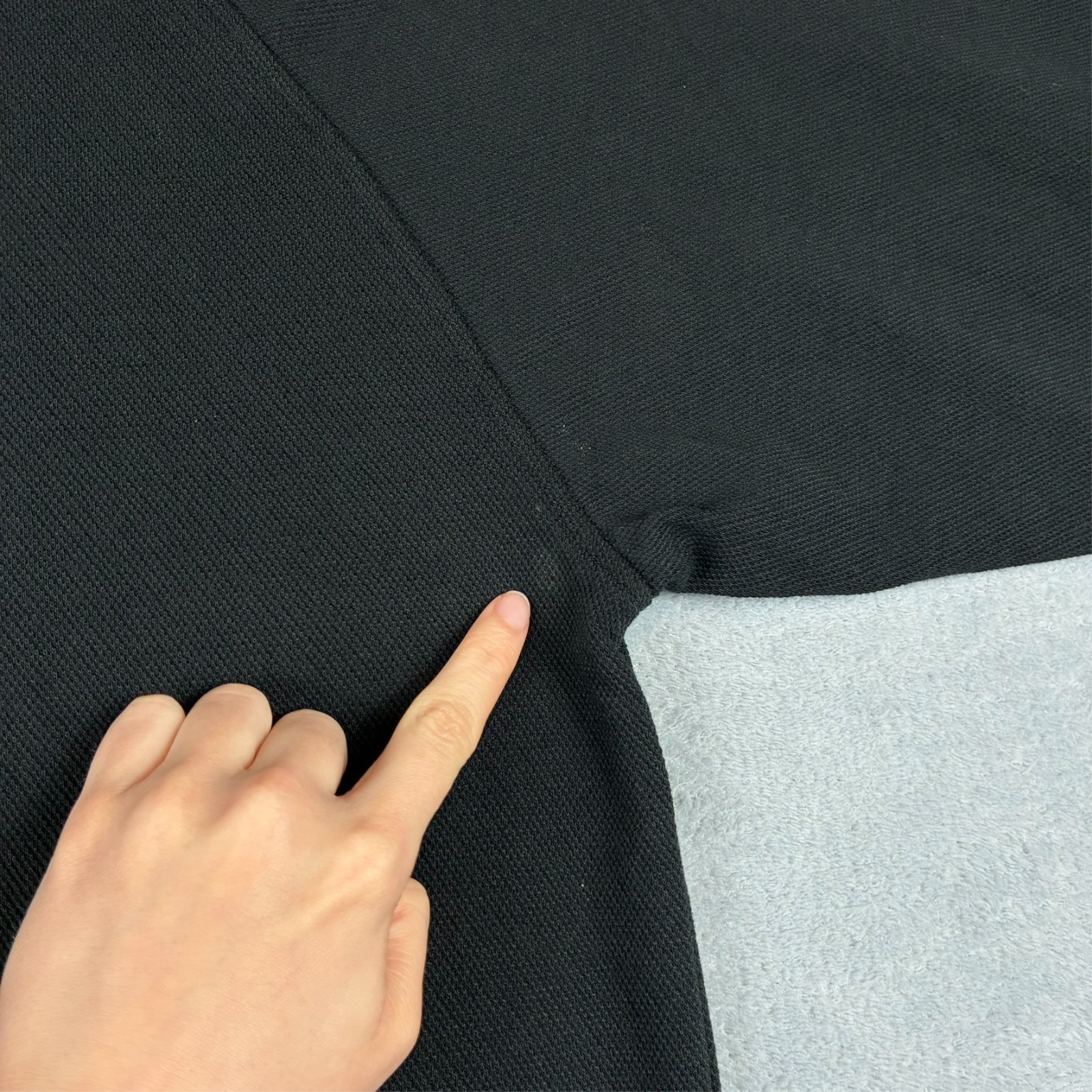 Women's Vintage Reebok 1990's Black Spellout Toggle Size UK 10 Sweatshirt image 7