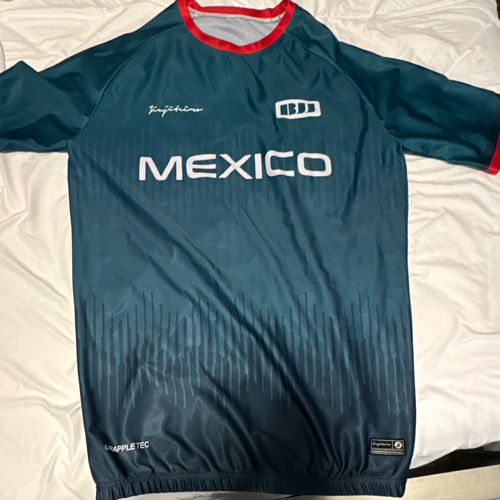 JiujiteiroMexico XL No Gi Top - Team Mexico Colors