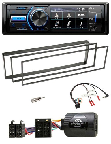 JVC Bluetooth Lenkrad USB DAB Autoradio für Peugeot 307 01-09 1007 05-09 - Bild 1 von 11