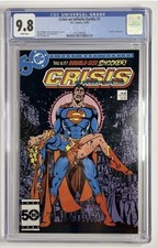 Crisis on Infinite Earths 7 CGC 9.8 (1985) George Perez Cover Death of Supergirl
