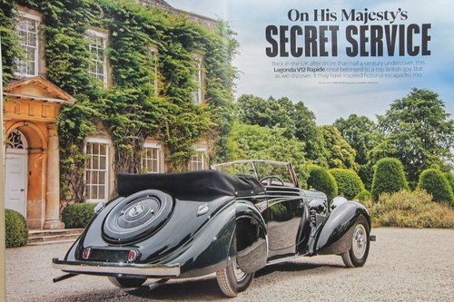 CC 2022 Extract Mag Artikel: 1939 Lagonda V12 Rapide & Owners View