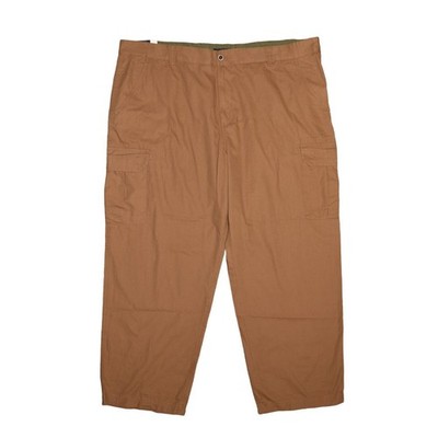 CHAPS NEW $70 Flat Front Straight Leg Khaki Cargo Pant Men's 48