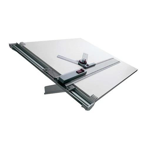 ROTRING Zeichentisch A2 mit Senkrechtmassstab 70 x 60cm - Allseitig Beschichtet