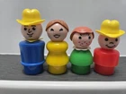 Vintage Fisher Price Little People Farm Family Lot #2