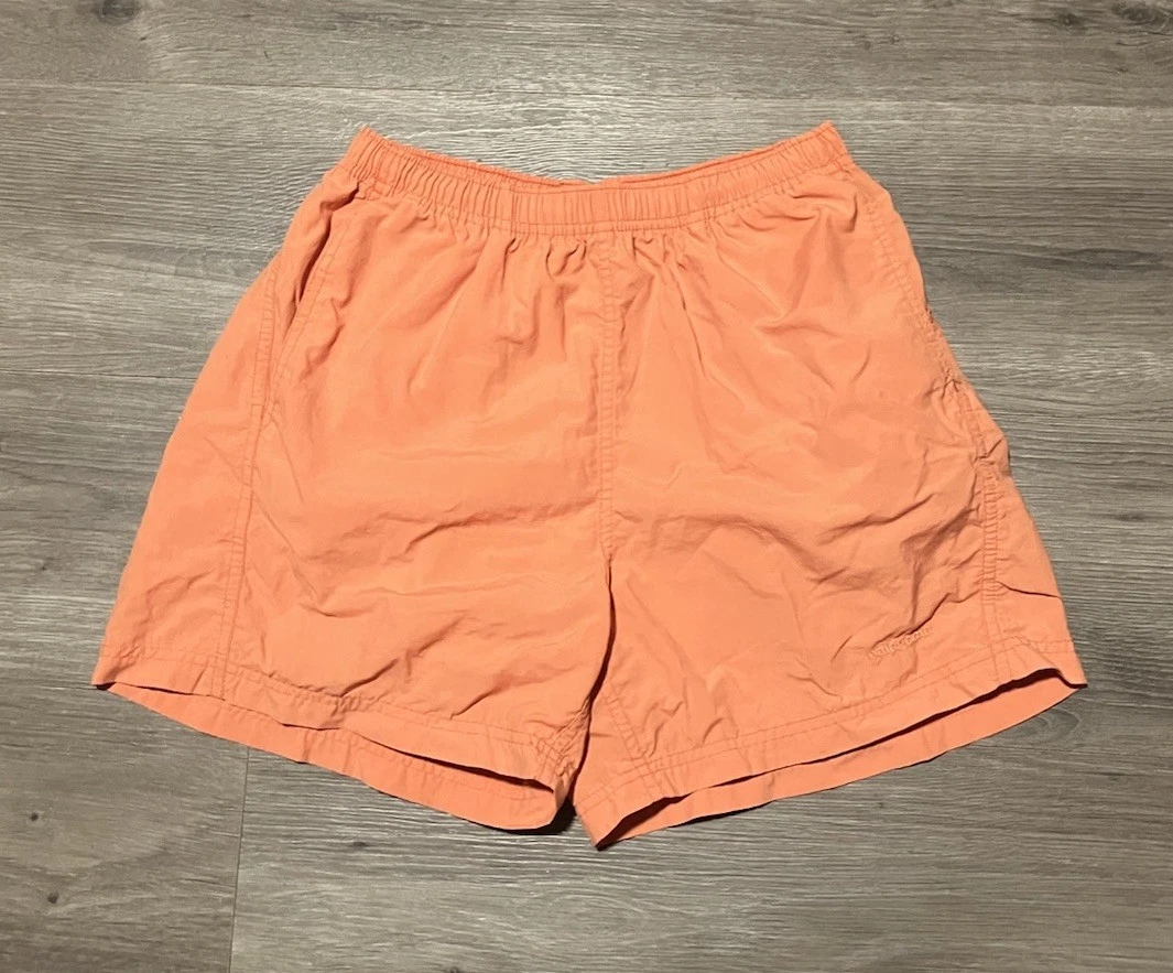 Vintage Patagonia Shorts Men’s Small Orange Nylon 4.5” Hybrid Swim Hike
