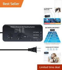 Bat Away Ultrasonic Device - Humane Pest Control for Bats Up to 7000 sq. ft.