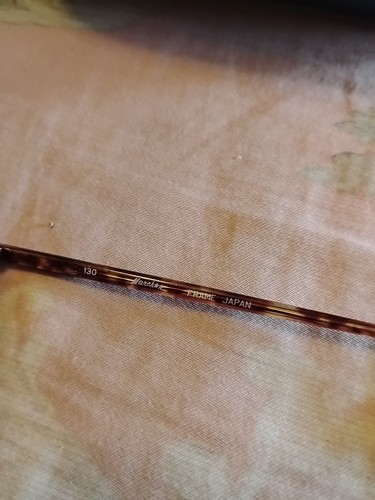 MARCHON ELLIOT DEMI AMBER Braun Schildpatt Pilotenbrille Vollrand Brille NUR GESTELL - Bild 3 von 4