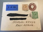 GB STAMPS RARE FIRST DAY COVER 1931 FIRST FLIGHT TO KENYA VIA EGYPT