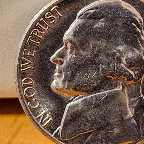 1956 D Jefferson Nickel Gem Bu Uncirculated Nice Color - Picture 3 of 8