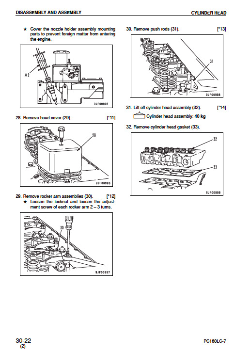 Komatsu Excavator PC80-3, PC80LC-3 Shop, Service, Repair Manual