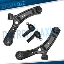 Front Lower Control Arms w/Ball Joints Tie Rod Ends Kit for 2007-2013 Suzuki SX4