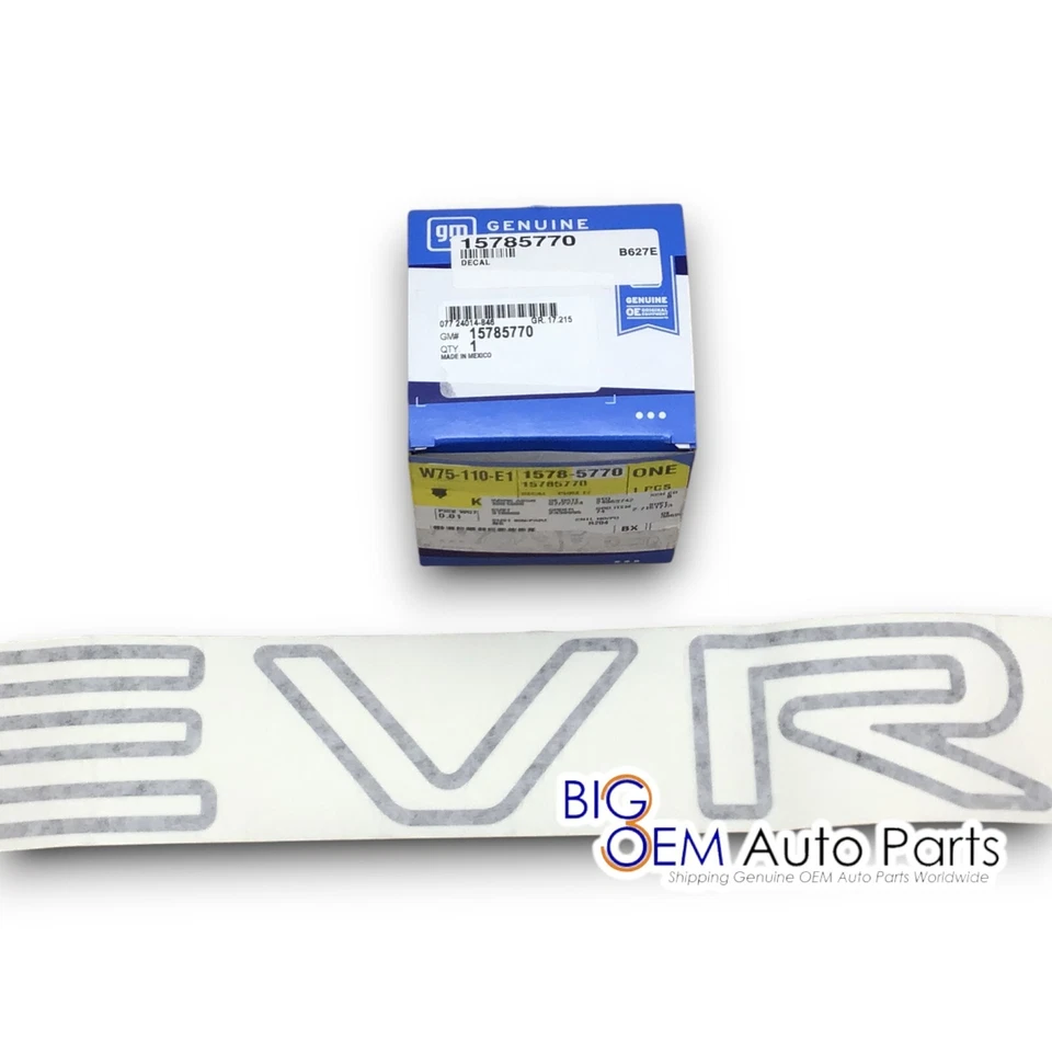 Chevrolet Silverado 1999-2007 puerta trasera carbón Chevrolet calcomanía OEM 15785771 Foto 4 de 4