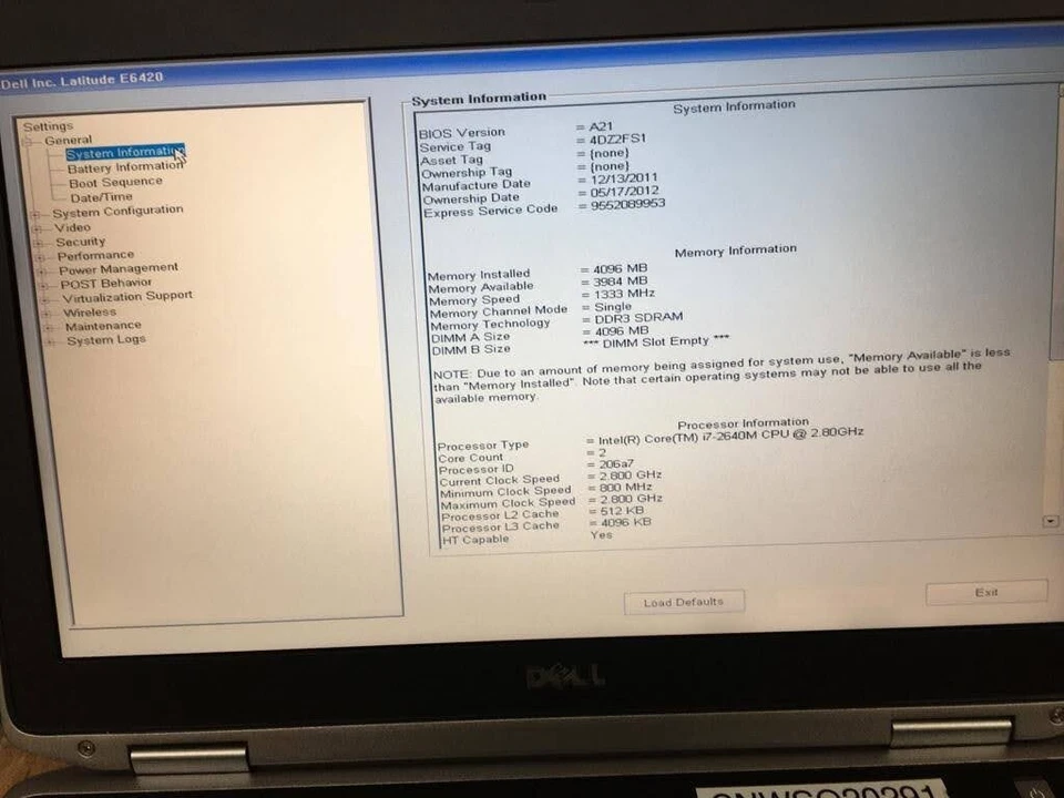 Dell Latitude E6420 · i7-2640M · 8GB · 500GB, photo 3 of 4