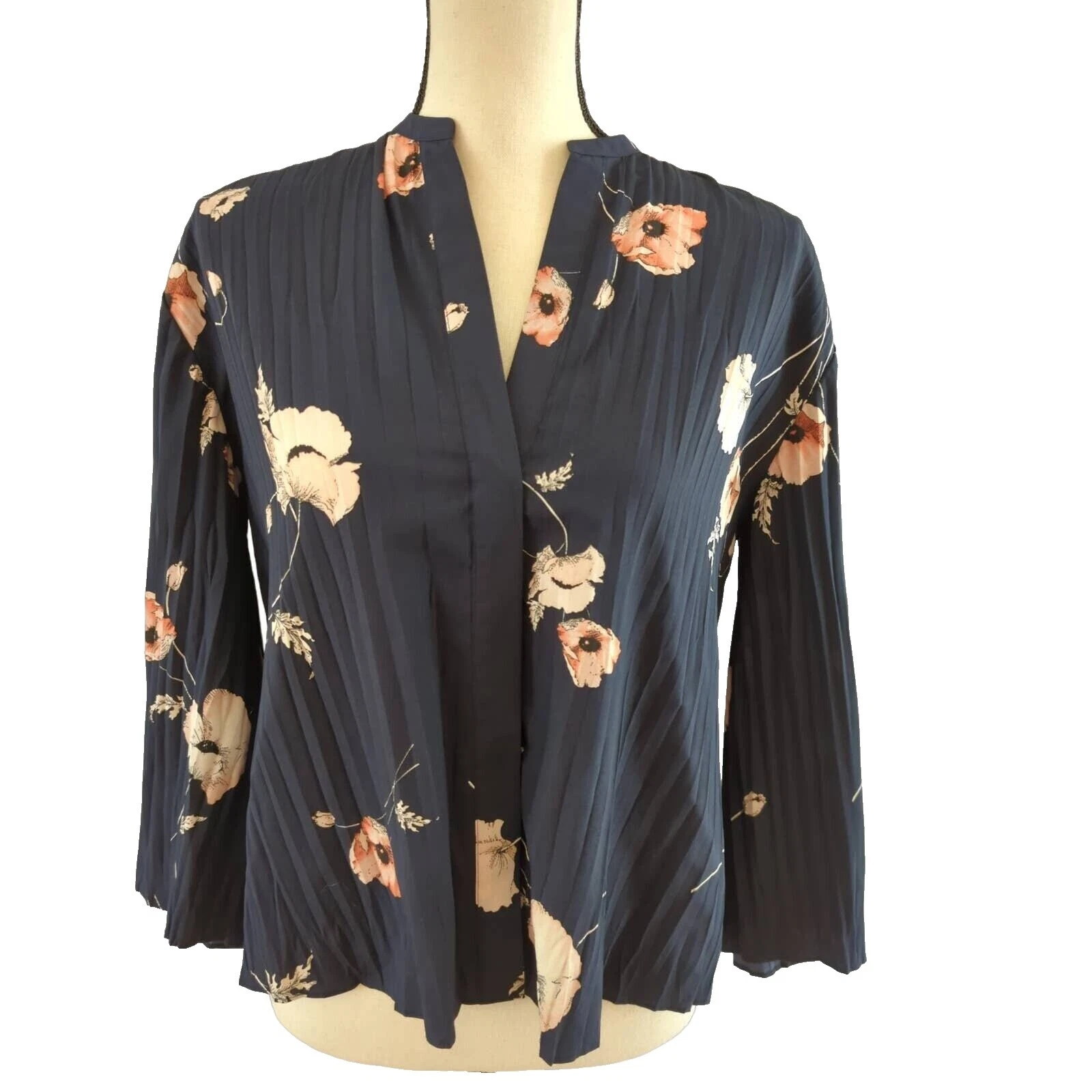 Vince 涤纶碎花上衣女