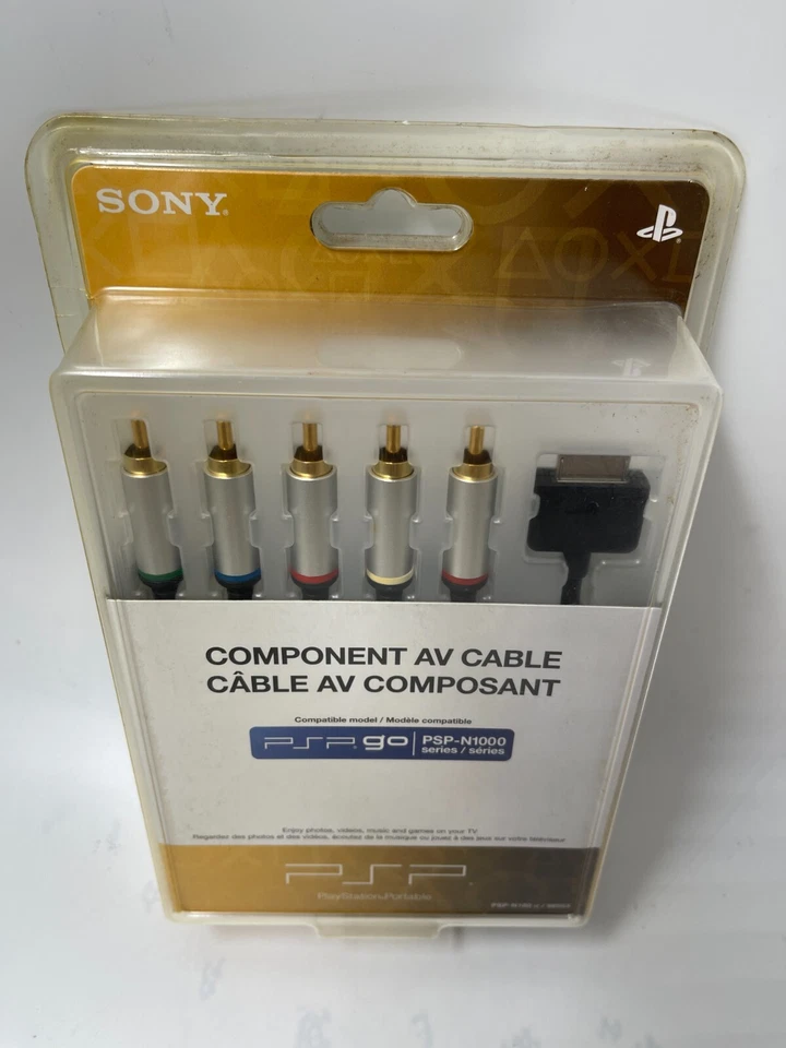 Sealed Sony Playstation PSP Go Component AV Cable PSP-N1000 PSP-N180 U Brand New - Image 3 of 4
