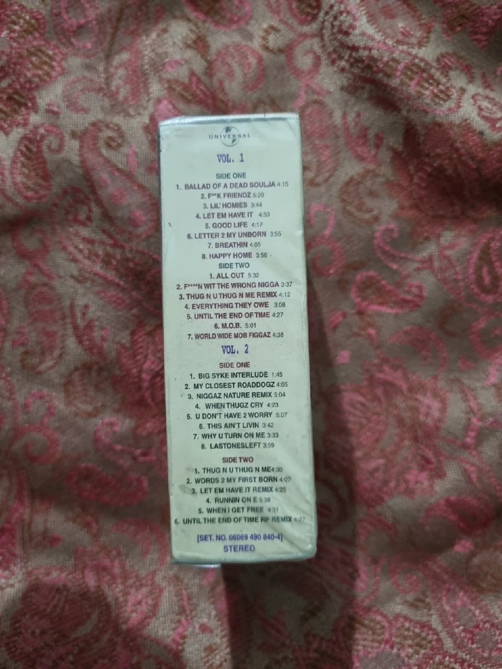 2Pac Until The End Of Time India Cassette Hip Hop Mint Condition - Image 4 of 4