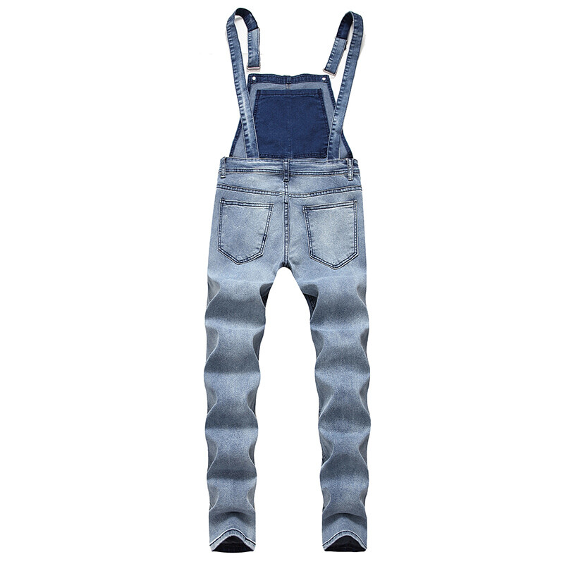 Herren Latzhose Overalls Jumpsuit Cargo Workwear – Baggy Fit, Langer Overall Aus Jeansstoff, Für Arbeit & Freizeit