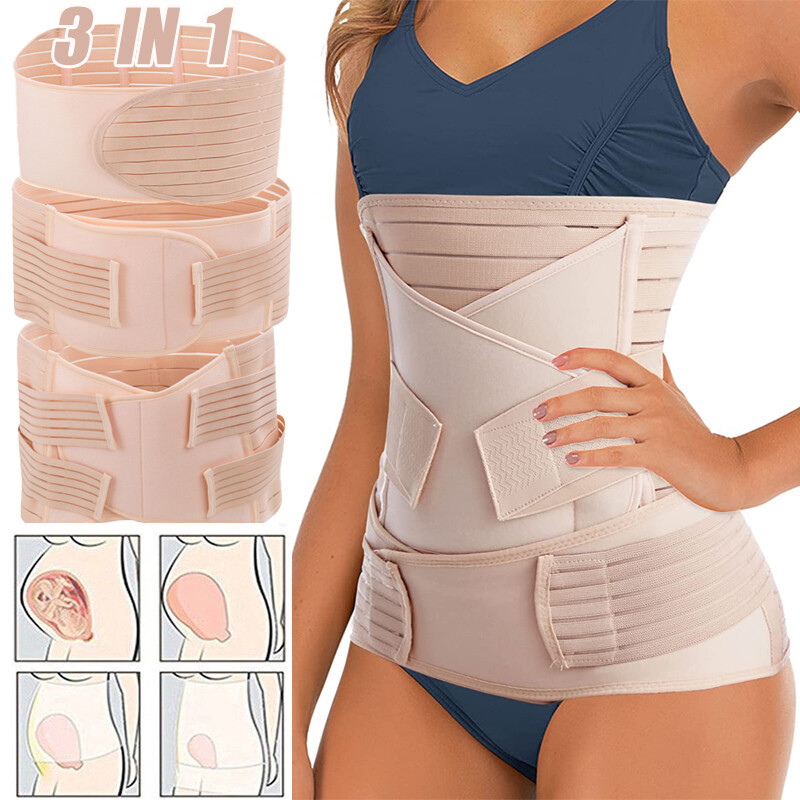 Postpartum Recovery Belt 3-in-1 Girdle Post Belly Belt Maternity