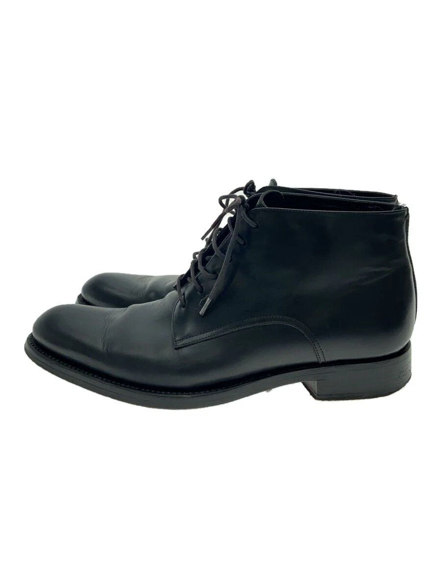 Bottes Christian Dior Chukka 41 cuir noir occasion
