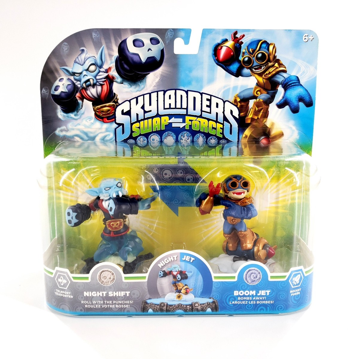 Skylanders SWAP スカイランダーズ シェイクラトル 並行輸入品 Skylanders Swappable Swap-Force Figures 6.5 (All