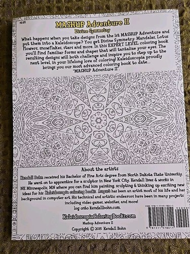 Mashup Adventure II: A Kaleidoscopia Coloring Book, 52 designs 104 pages - Picture 2 of 5