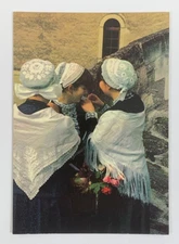 Bourgueil folk group La Guerouee Tourangelle France Postcard