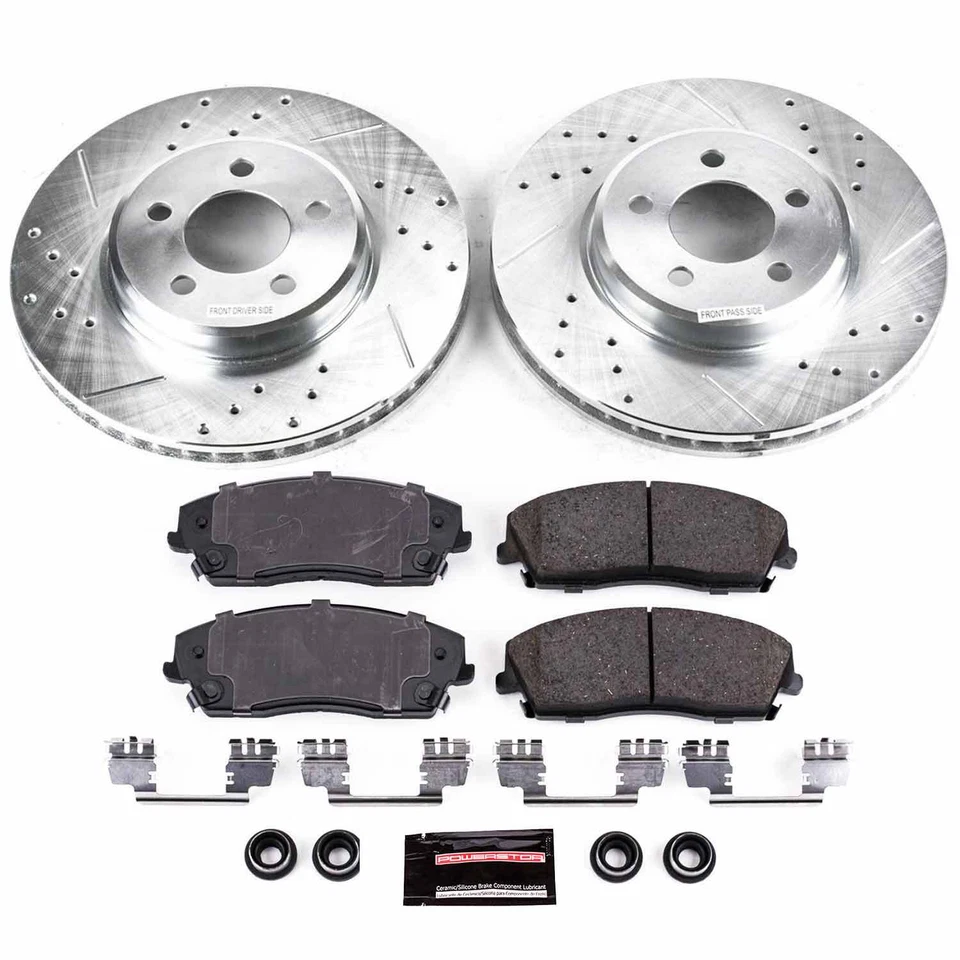 Power Stop K1714 1-Click Z23 Evolution Sport Brake Kit for 06-19 Dodge Charger Foto 2 de 2